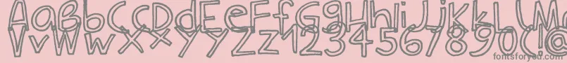 En savoir plus sur la police CarlaOutline Police CarlaOutline – polices grises sur fond rose