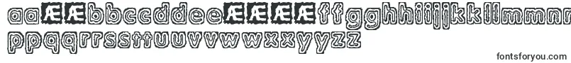 RaydiateBrk-Schriftart – mazedonische Schriften