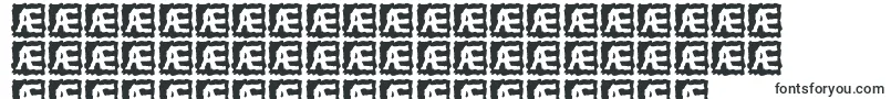 RaydiateBrk-Schriftart – serbische Schriften