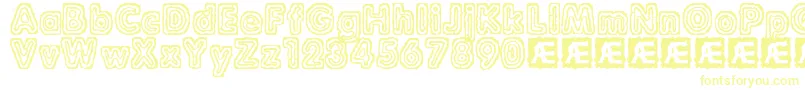 RaydiateBrk Font – Yellow Fonts