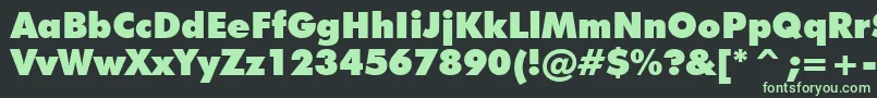 Tt0148m Font – Green Fonts on Black Background