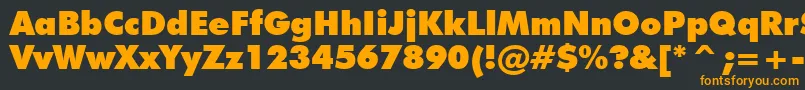 Tt0148m Font – Orange Fonts on Black Background