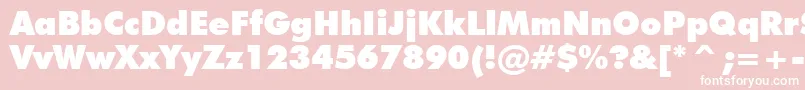 Tt0148m Font – White Fonts on Pink Background