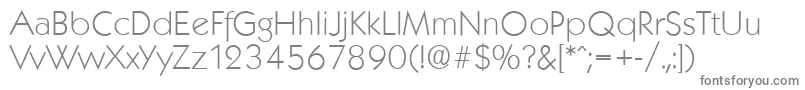 Шрифт KoblenzserialXlightRegular – серые шрифты