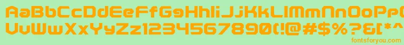 More about PolenticalNeonBold Font PolenticalNeonBold Font – Orange Fonts on Green Background