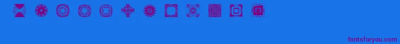 En savoir plus sur la police BrNouveauRamblings1 Police BrNouveauRamblings1 – polices violettes sur fond bleu