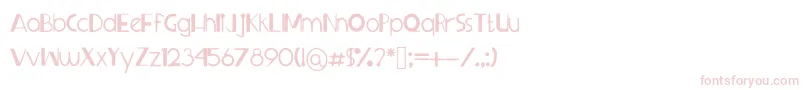 Sprangledeggs Font – Pink Fonts on White Background