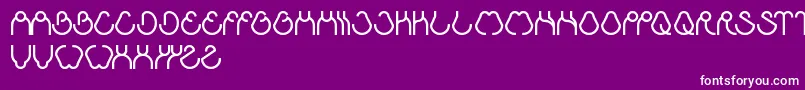 AhaExperience Font – White Fonts on Purple Background