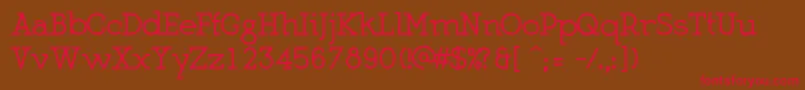 MartellBold Font – Red Fonts on Brown Background