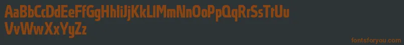 fuente AbsolutProBoldcondensed – Fuentes Marrones Sobre Fondo Negro