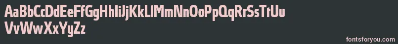 AbsolutProBoldcondensed Font – Pink Fonts on Black Background