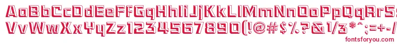 Race1EternalsChiseledNormal Font – Red Fonts