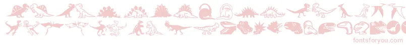 Minipicslildinos Font – Pink Fonts on White Background