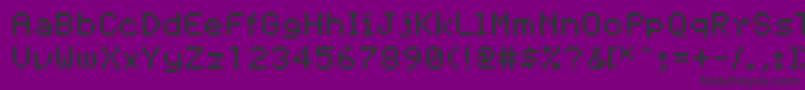 Pfdigerati Font – Black Fonts on Purple Background