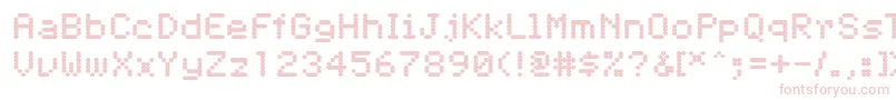 Pfdigerati Font – Pink Fonts on White Background