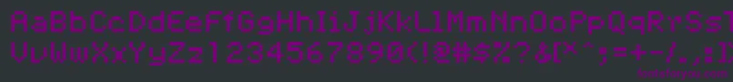 Pfdigerati Font – Purple Fonts on Black Background