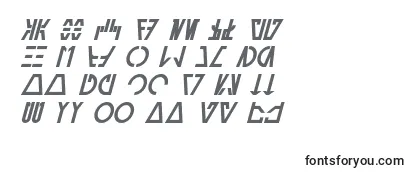 AurebeshCantinaBoldItalic Font