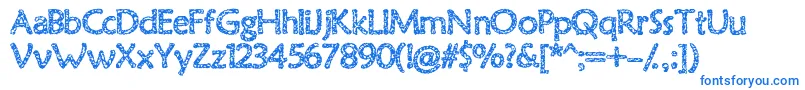 Weitere Informationen zur Oldvirus-Schriftart Oldvirus-Schriftart – Blaue Schriften