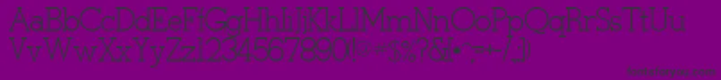 Stymie Font – Black Fonts on Purple Background