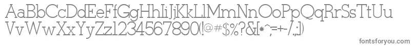 Weitere Informationen zur Stymie-Schriftart Stymie-Schriftart – Graue Schriften auf weißem Hintergrund