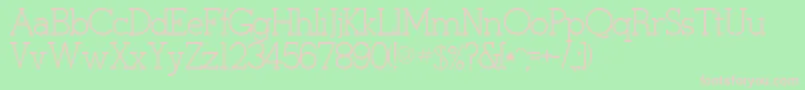Stymie Font – Pink Fonts on Green Background
