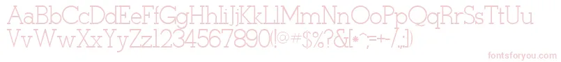 Stymie Font – Pink Fonts on White Background