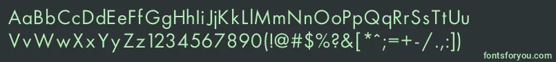 フォントHellasfun – 黒い背景に緑の文字