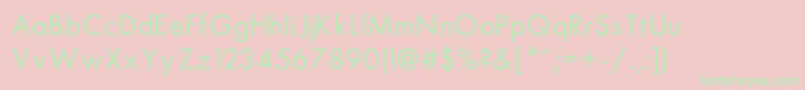 Hellasfun Font – Green Fonts on Pink Background