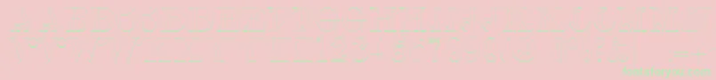 Linotypeclascon Font – Green Fonts on Pink Background