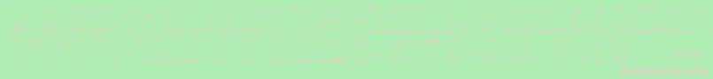 Linotypeclascon Font – Pink Fonts on Green Background