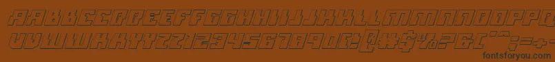 Подробнее о шрифте Micronian3DItalic Шрифт Micronian3DItalic – чёрные шрифты на коричневом фоне