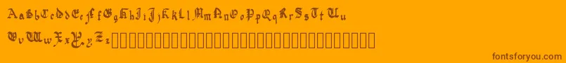 More about QuadrataPreciosa Font QuadrataPreciosa Font – Brown Fonts on Orange Background