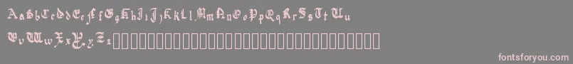 Шрифт QuadrataPreciosa – розовые шрифты на сером фоне
