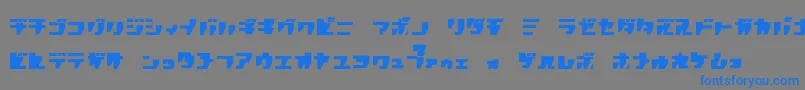 Saiba mais sobre a fonte R.P.G.Katakana Fonte R.P.G.Katakana – fontes azuis em um fundo cinza