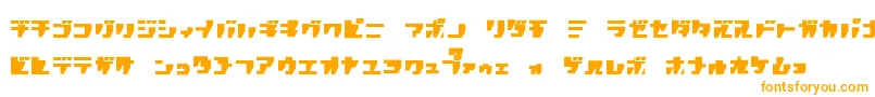 Шрифт R.P.G.Katakana – оранжевые шрифты