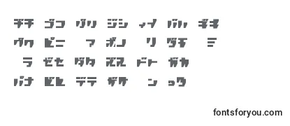 Überblick über die Schriftart R.P.G.Katakana