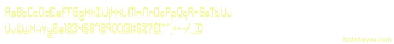 フォントSyntheti – 黄色のフォント