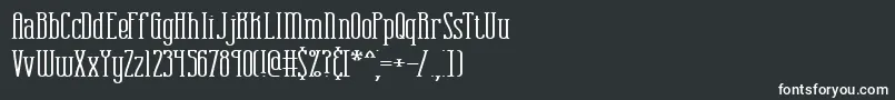 フォントCombustionWideBrk – 黒い背景に白い文字