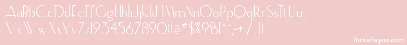 Elisia Font – White Fonts on Pink Background
