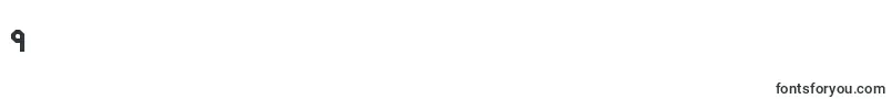 フォントMultiplex – フォント数字9