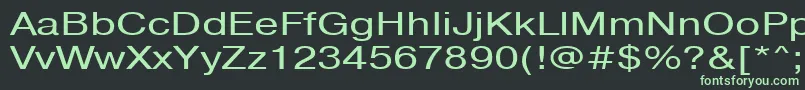 Pragmaticactt130n Font – Green Fonts on Black Background