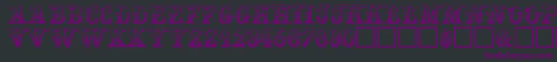 FestivacapssskRegular Font – Purple Fonts on Black Background