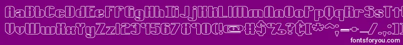 Tsextolo Font – White Fonts on Purple Background