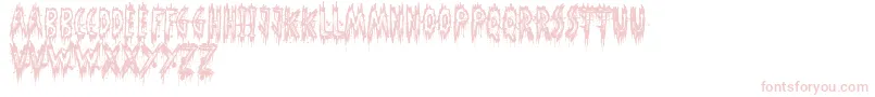 PhantomGhost Font – Pink Fonts on White Background