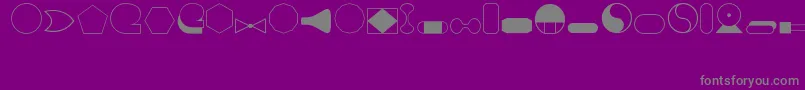 En savoir plus sur la police Shapes1Regular Police Shapes1Regular – polices grises sur fond violet