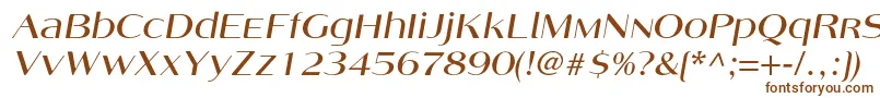 Fonte AngelicacItalic – fontes marrons