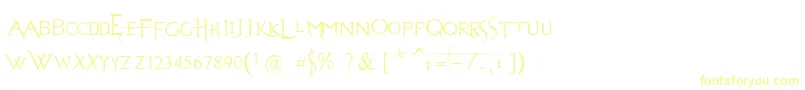 EvanescenceSeriesB Font – Yellow Fonts