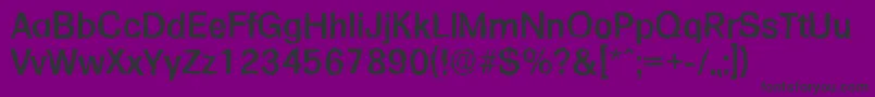 FormularandomMediumRegular Font – Black Fonts on Purple Background