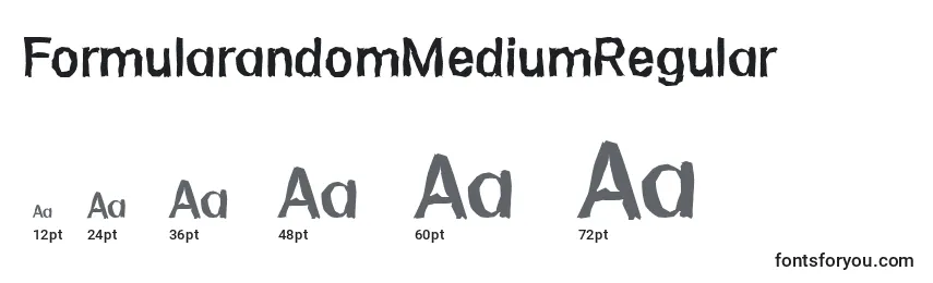 FormularandomMediumRegular Font Sizes
