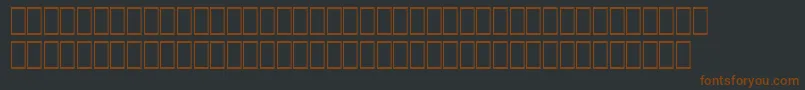 Hqpb4 Font – Brown Fonts on Black Background